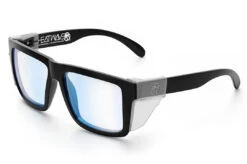 XL VISE Z87 Sunglasses Black Frame: Blue Light Blocking 11 XL VISE Z87 Sunglasses Black Frame: Blue Light Blocking -SUNGLASSES Store Black Blue Light Angle Clear