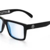 VISE Z87 Sunglasses Black Frame: Blue Light Blocking Lens -SUNGLASSES Store Black Clear Blue Light Angle
