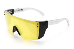 Lazer Face Glasses: HI-VIS YELLOW Z87 -SUNGLASSES Store Clear Hi Vis Yellow Angle Black