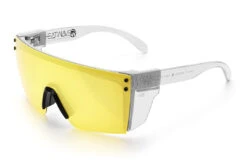Lazer Face Glasses: HI-VIS YELLOW Z87 -SUNGLASSES Store Clear Hi Vis Yellow Angle Clear