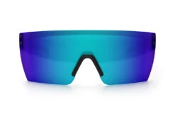 Performance XL Lazer Face Sunglasses: Galaxy Z87+ -SUNGLASSES Store LazerFace XL Perf Black Matte Galaxy Front