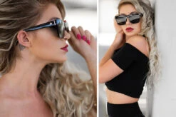 Marylin Sunglasses: BLACK -SUNGLASSES Store Marylin Purple Ally