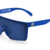 Lazer Face Sunglasses: Neon Blue Z87 -SUNGLASSES Store Neon Blue