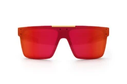 Performance Quatro Sunglasses: Red/Orange Z87+ -SUNGLASSES Store Quatro Perf Black Matte Firestorm Front