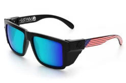 XL VISE Z87 Sunglasses: Stars And Stripes USA -SUNGLASSES Store Stars Stripes USA Galaxy Angle Black
