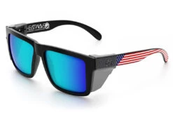 XL VISE Z87 Sunglasses: Stars And Stripes USA -SUNGLASSES Store Stars Stripes USA Galaxy Angle Smoke