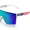 Lazer Face Sunglasses: WHITE FRAME Stars & Stripes USA Z87 -SUNGLASSES Store Stars Stripes USA White Angle