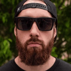 XL VISE Z87 Sunglasses Black Frame: Black Lens -SUNGLASSES Store aaron XL w XL text