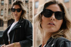 Carat Sunglasses: BLACK -SUNGLASSES Store carat detail 5