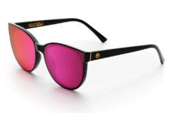 Carat Sunglasses: BLACK -SUNGLASSES Store carat black render fushia