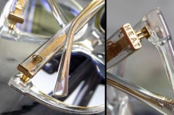 Carat Sunglasses: Clear Sparkle -SUNGLASSES Store carat sparkle detail