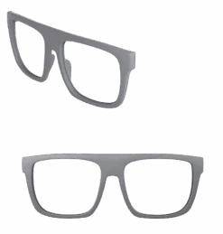 Custom Regulator -SUNGLASSES Store frame steel grey fd6ea6d9 51be 4d7b a388 a32b90f6c2ec