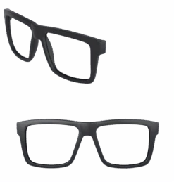 Custom Vise -SUNGLASSES Store vise frame black2 lrg